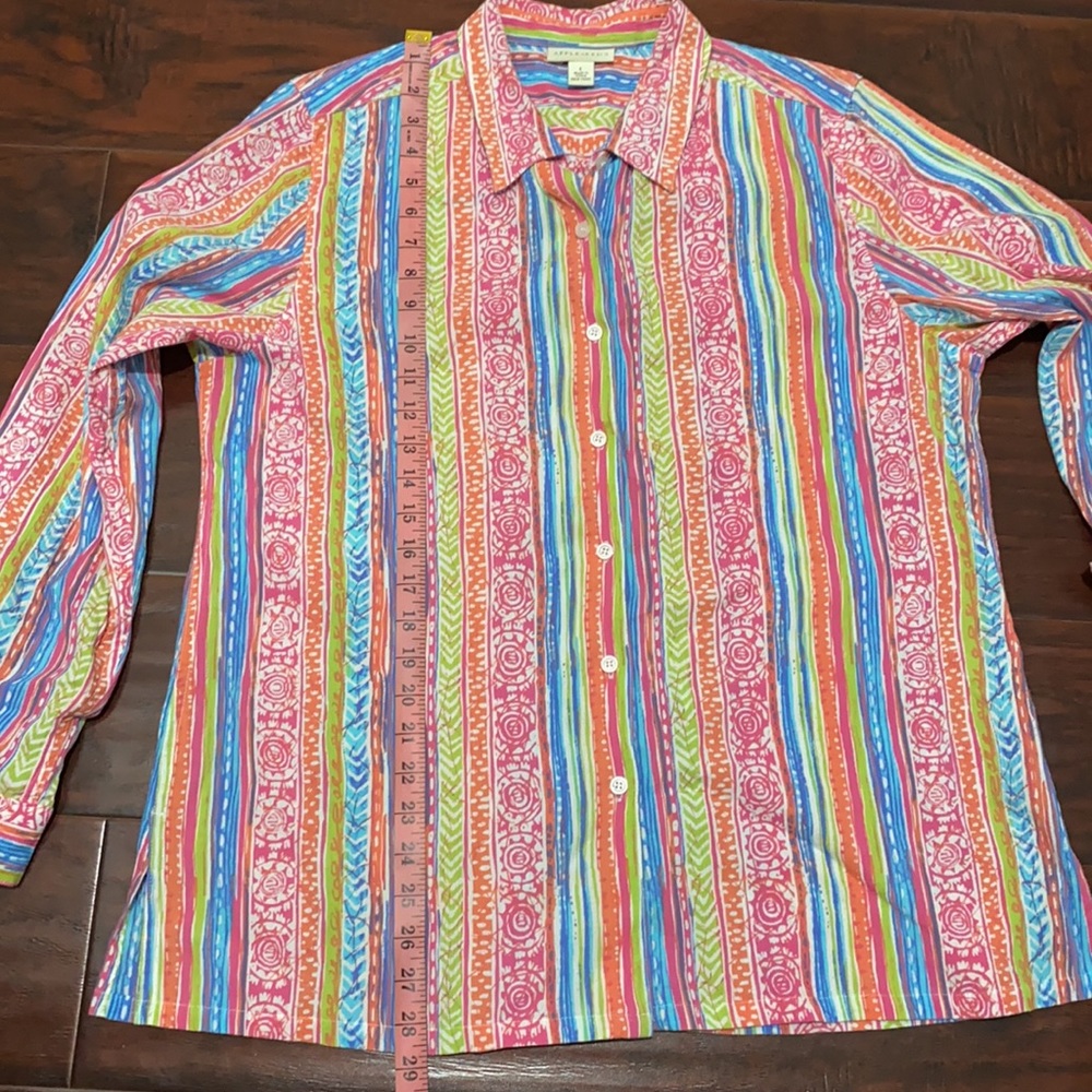 Multicolor Appleseed’s Button Down Blouse - image 6